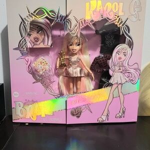 Bratz Doll with Blonde Hair and Pink Dress